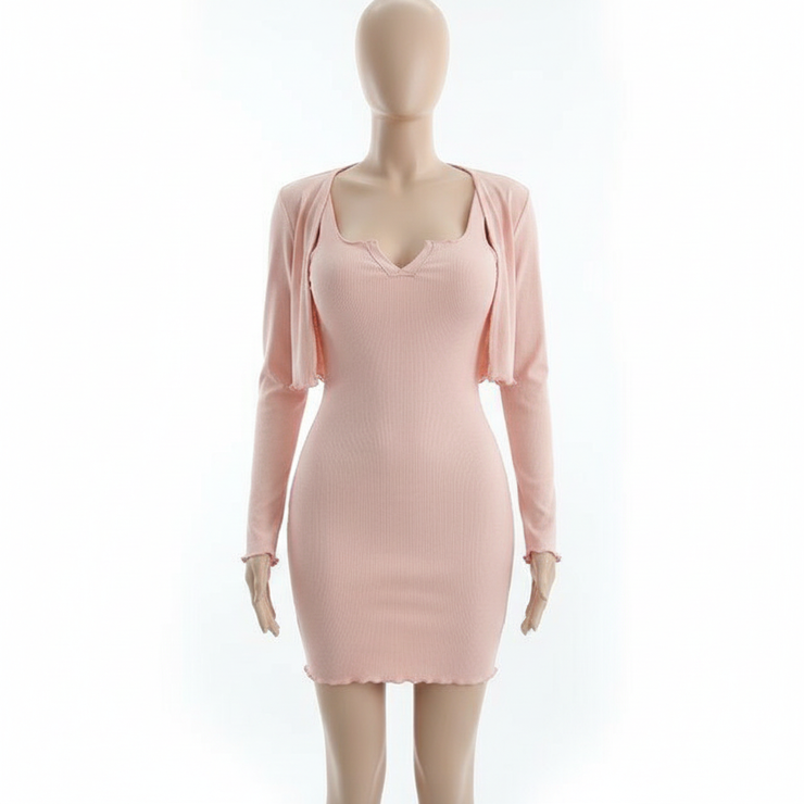 Professional front view of dalaida 2-piece set