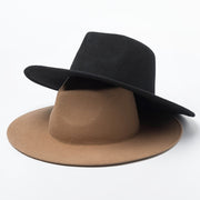 Classical Wide Brim Porkpie Fedora Hat