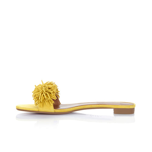 Summer Candy Yellow Woman Flat Shoes
