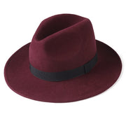 Wool Fedora Hat for Women Men